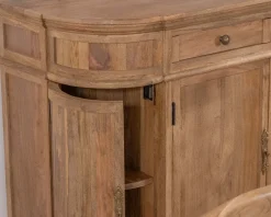 Meuble House Bahut en manguier massif avec bords arrondis 150 cm "Eglantine" Best