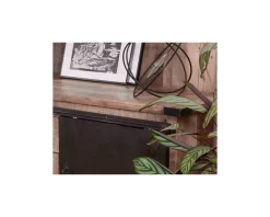 Meuble House Bahut industriel portes coulissantes et tiroirs bois 180cm "Caractère" Best