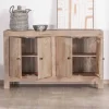 Meuble House Bahut 4 portes en manguier massif 130cm "Maestro" Sale