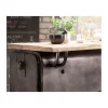 Meuble House Bar métal et bois style récup multi rangements "Crazy" avec hélice Clearance