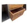 Meuble House Buffet bas industriel métal gris et bois de manguier massif "Vista" Outlet