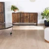 Meuble House Buffet bas 3 portes acacia massif 150cm "Cachou chic" Discount