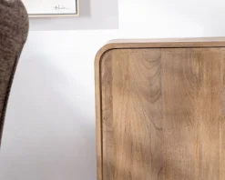 Meuble House Buffet 140 cm style pop en manguier "Plume" 3 portes Hot