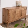 Meuble House Buffet design épuré en acacia "Melody" 3 portes 145 cm Online