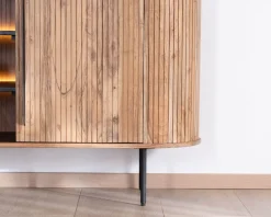 Meuble House Buffet design rétro avec niches centrales 