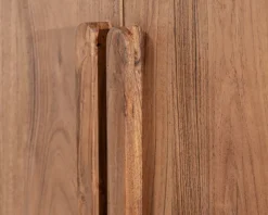 Meuble House Buffet en acacia 4 portes style scandinave