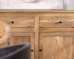 Meuble House Buffet esprit maison de campagne "Sarah" 180 cm en manguier Discount