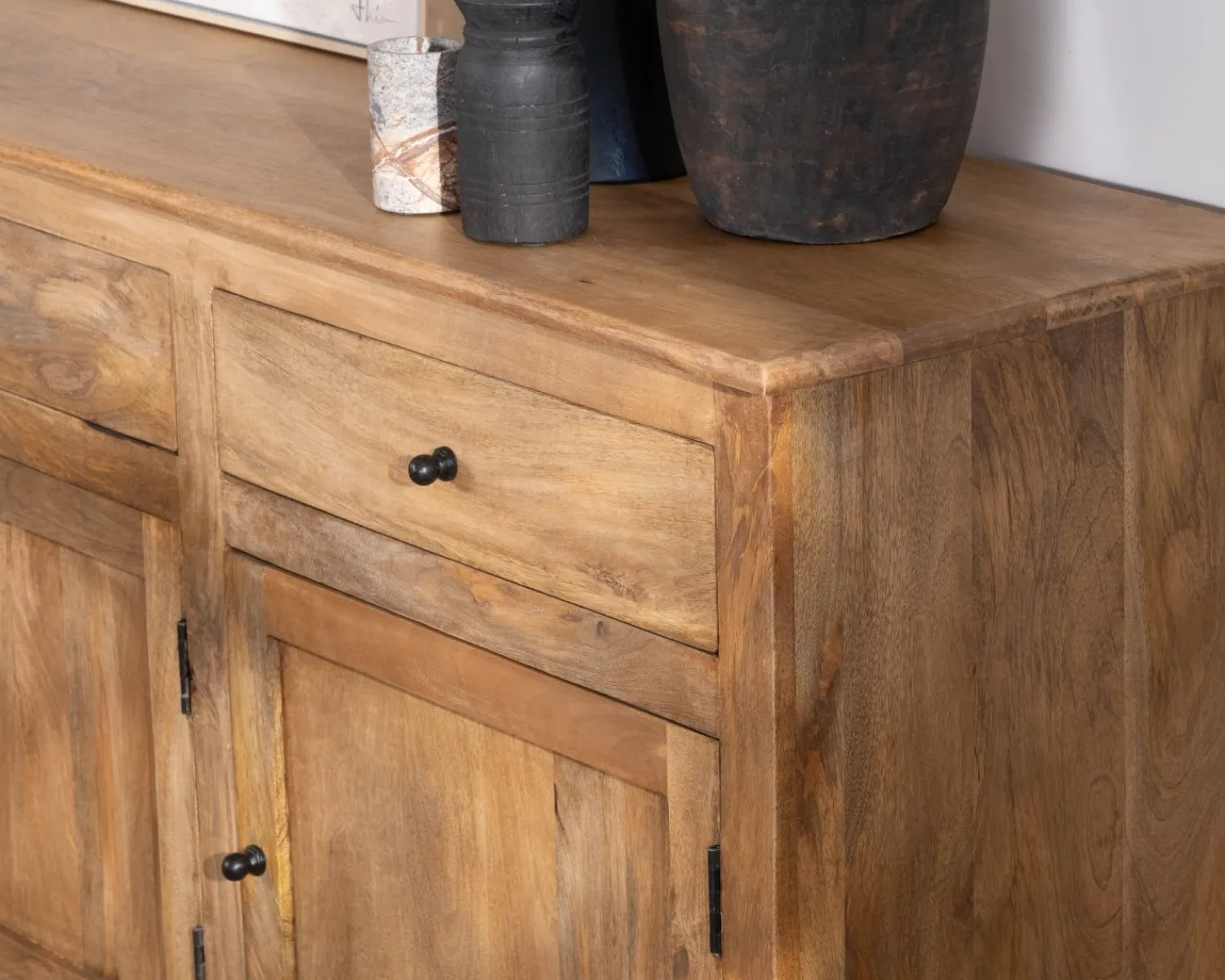 Meuble House Buffet esprit maison de campagne "Sarah" 180 cm en manguier Discount