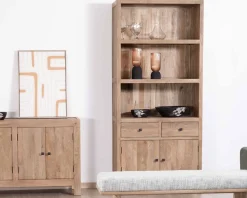 Meuble House Buffet haut en manguier massif finition sablée largeur 87cm "Maestro" Online