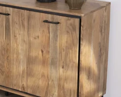 Meuble House Buffet industriel 160 cm en acacia 
