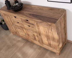 Meuble House Buffet multi rangement 180 cm en palissandre 