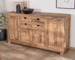 Meuble House Buffet multi rangement 180 cm en palissandre 