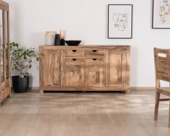 Meuble House Buffet multi rangement 180 cm en palissandre 
