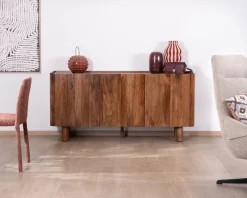 Meuble House Buffet 3 portes 170 cm en manguier massif