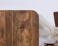 Meuble House Buffet 4 portes style newtro en manguier 