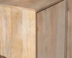 Meuble House Buffet épuré en manguier massif 180 cm 3 portes et tiroirs 