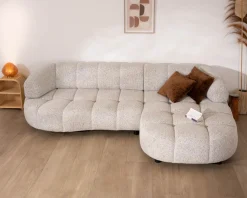 Meuble House Canapé avec assise électrique et méridienne à droite 