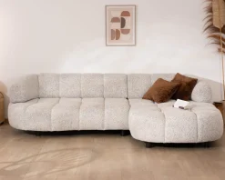 Meuble House Canapé avec assise électrique et méridienne à droite 