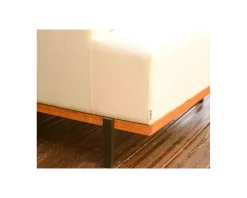 Meuble House Canapé d'extérieur haut de gamme tissu Sunbrella et teck 