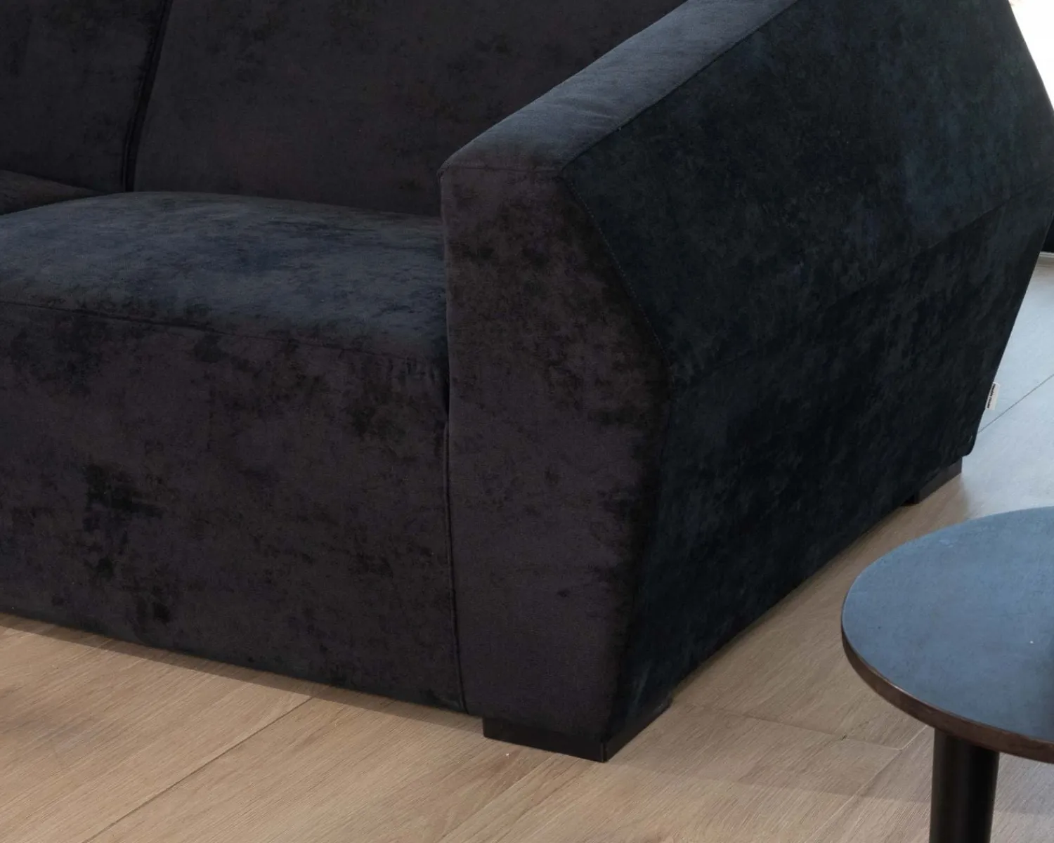 Meuble House Canapé modulaire design en velours anthracite "Skult" 2/3 places Sale