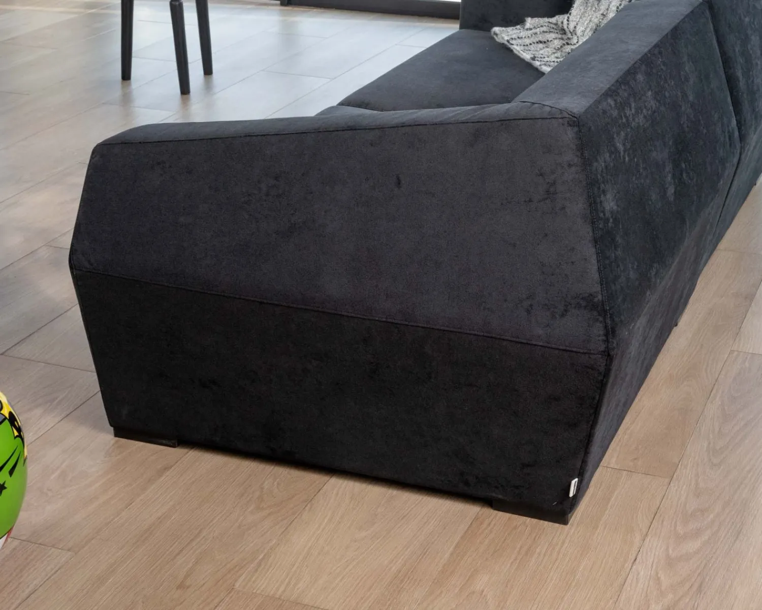 Meuble House Canapé modulaire design en velours anthracite "Skult" 2/3 places Sale