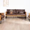 Meuble House Canapé 3 personnes style club teck et tissu 192 cm "Roster" Discount