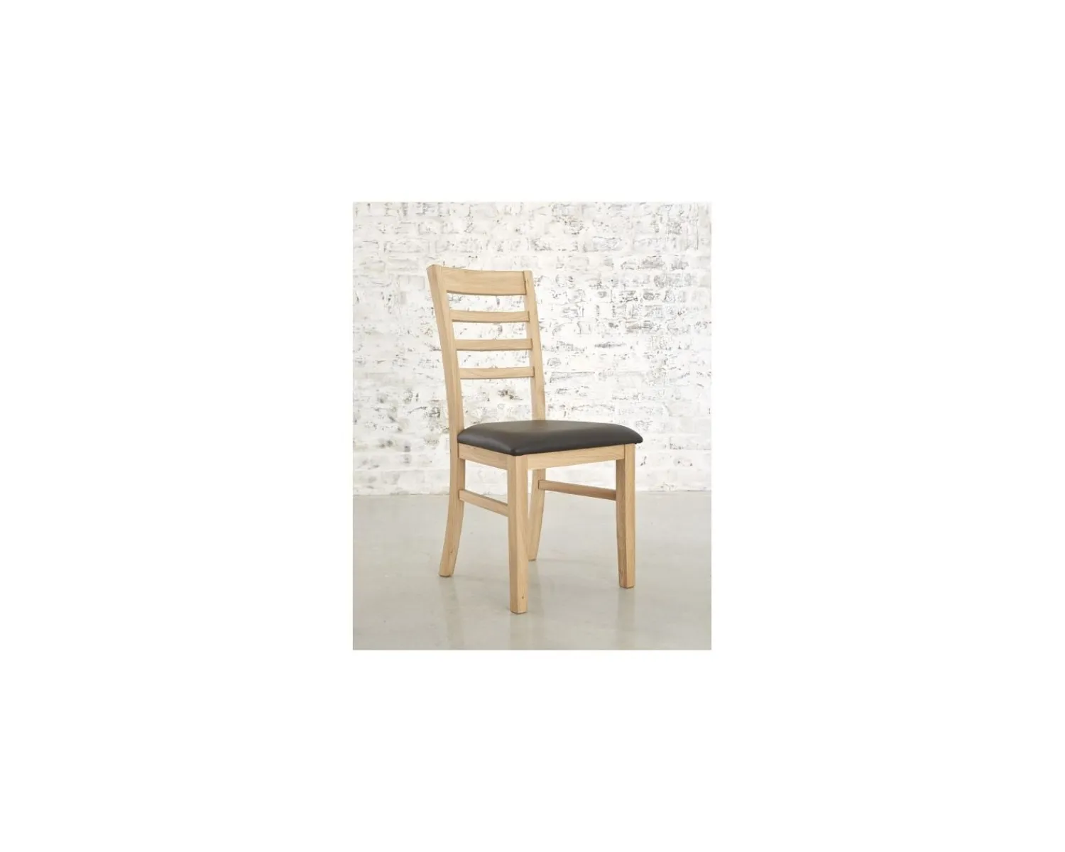 Meuble House Chaise assise bycast chêne "Bella"
