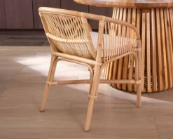 Meuble House Chaise en rotin tressé 