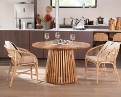 Meuble House Chaise en rotin tressé 