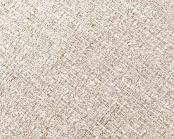 Meuble House Chauffeuse effet boule avec surpiqures en tissu bouclette beige tramé "Sweet Culture" esprit cocoon New