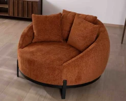 Meuble House Chauffeuse XL 120 cm ultra confort avec coussins coordonnés
