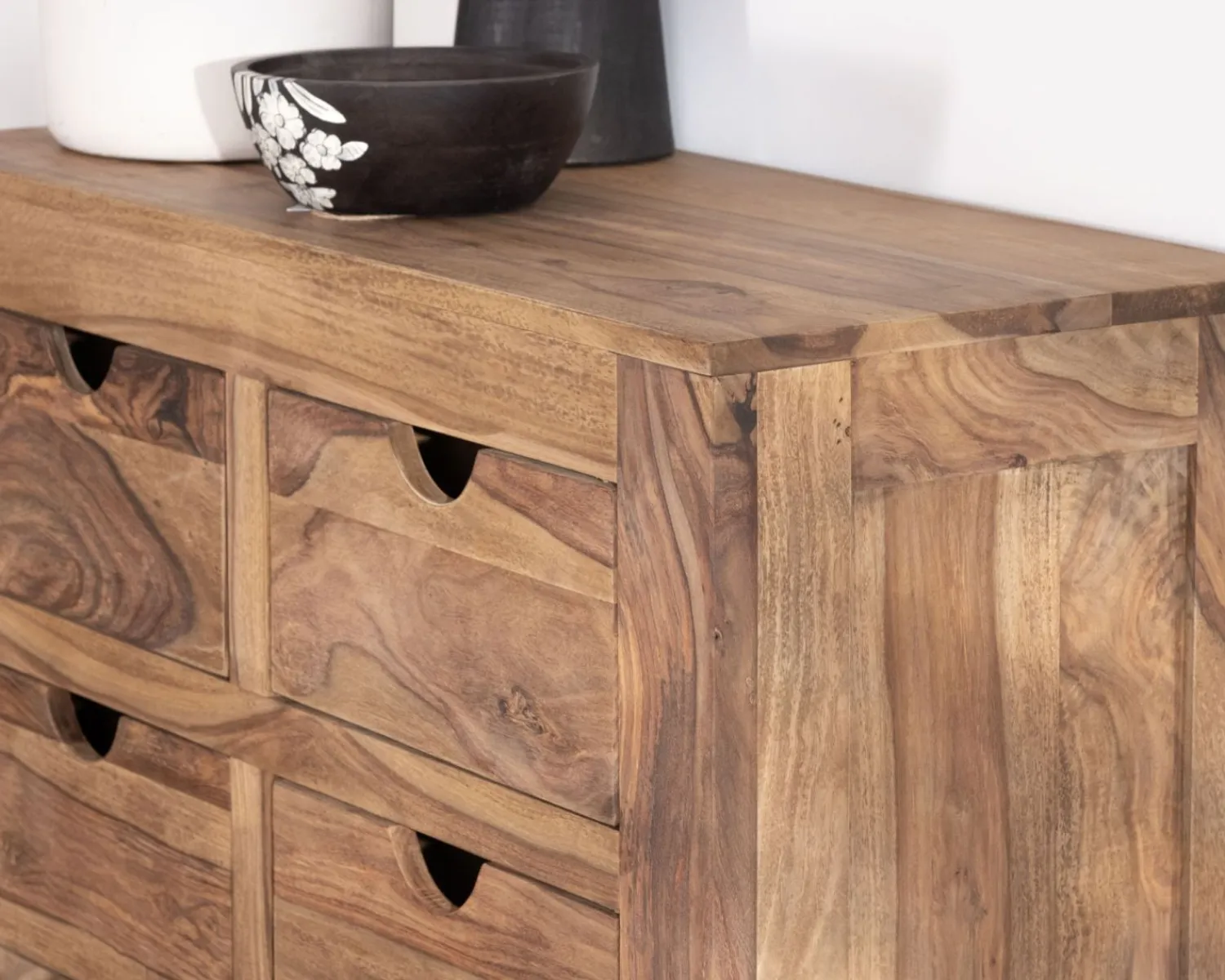 Meuble House Commode en palissandre à 8 tiroirs "Kalanohé" Clearance