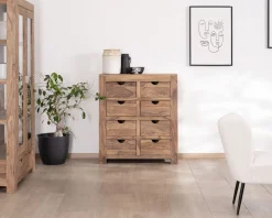 Meuble House Commode en palissandre à 8 tiroirs