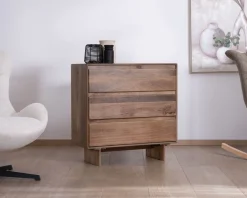 Meuble House Commode esprit Japandi en manguier massif 