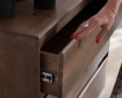 Meuble House Commode esprit Japandi en manguier massif 