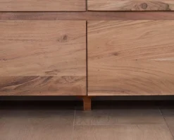 Meuble House Commode 6 tiroirs en acacia style scandinave
