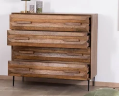 Meuble House Commode 4 tiroirs grande largeur