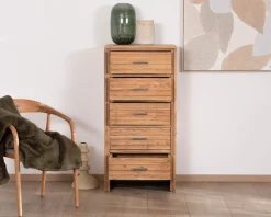 Meuble House Commode verticale 5 tiroirs