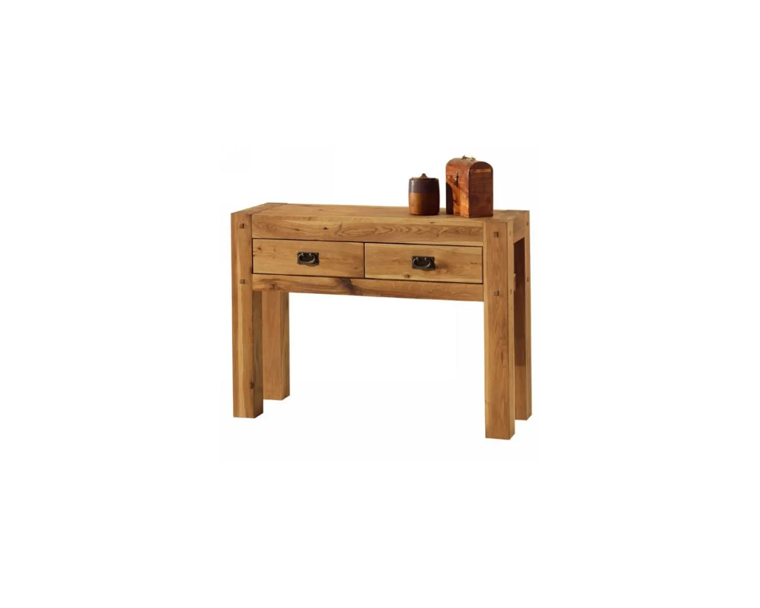 Meuble House Console en chêne massif huilé "Lodge Casita" Discount