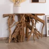 Meuble House Console en racine de teck naturelle "Kanoa" Sale