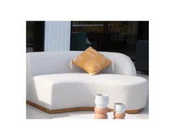 Meuble House Coussin en tissu coton flammé 