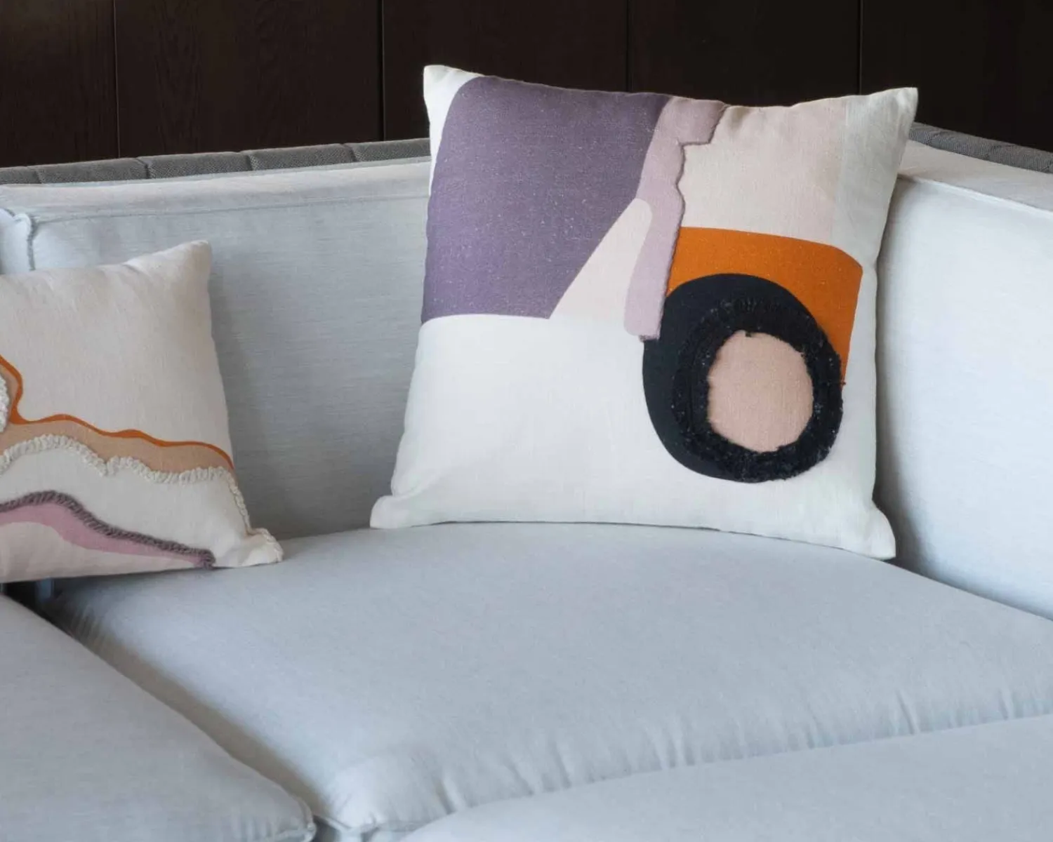 Meuble House Coussin impression tableau moderne "Matis" 45x45cm déhoussable