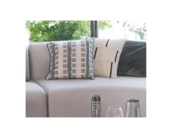Meuble House Coussin imprimé en coton et lin 
