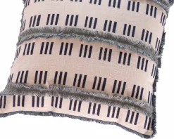 Meuble House Coussin imprimé en coton et lin 