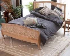 Meuble House Coussin imprimé en coton et lin 