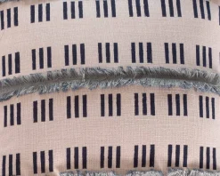 Meuble House Coussin imprimé en coton et lin 