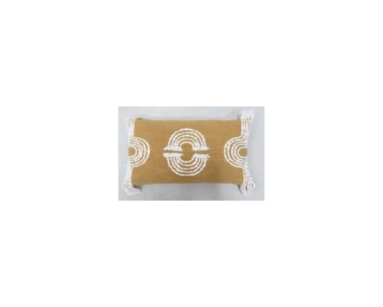 Meuble House Coussin rectangulaire "Ethnic" 30 x 50 cm tons naturels en coton Outlet