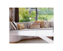 Meuble House Coussin rectangulaire "Ethnic" 30 x 50 cm tons naturels en coton Outlet