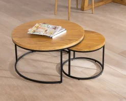 Meuble House Duo de tables basses gigognes 