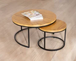 Meuble House Duo de tables basses gigognes 